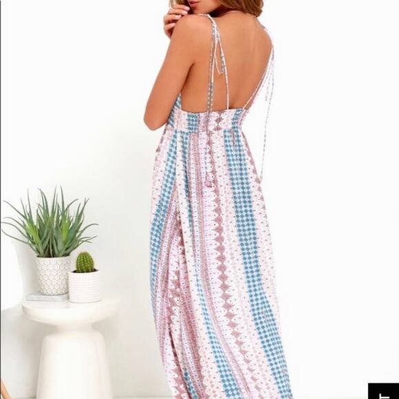 Lulus Maxin Relaxin Printed Maxi Dress - Picture 2 of 6